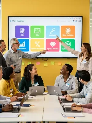 U.S. educators learning about micro-credentials for career advancement