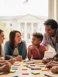 Community workshop on relationship skills, federal funding impact