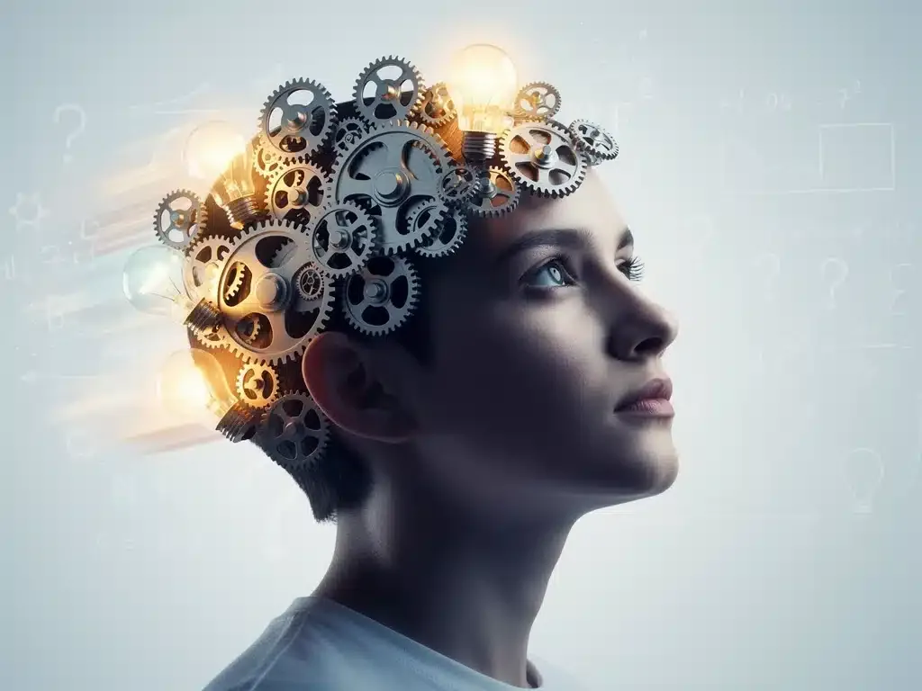 Abstract depiction of critical thinking and problem-solving skills