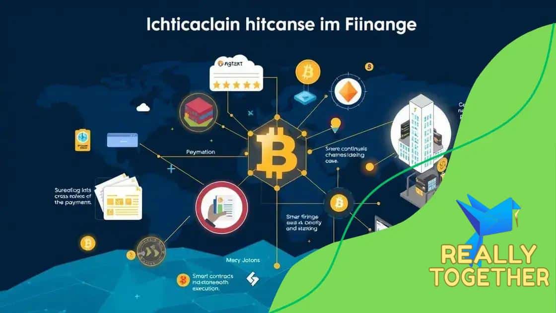 Real-world applications of blockchain in finance