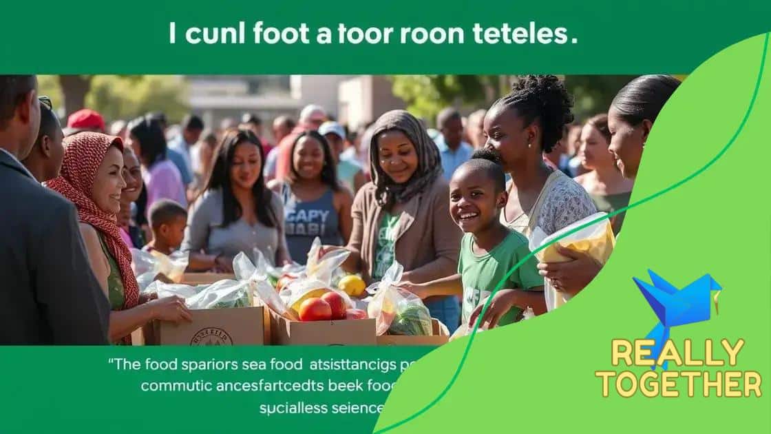 Impact of food assistance on communities