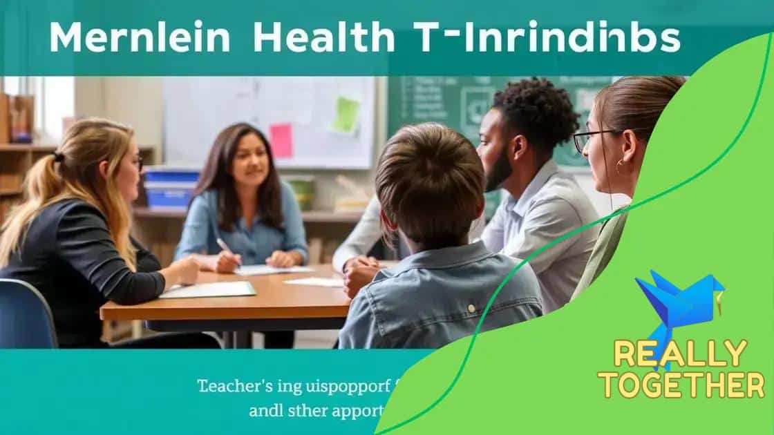 How schools can implement support systems