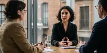 Profesionales en una sesión de coaching relacional en España, con regulaciones actualizadas para 2026.